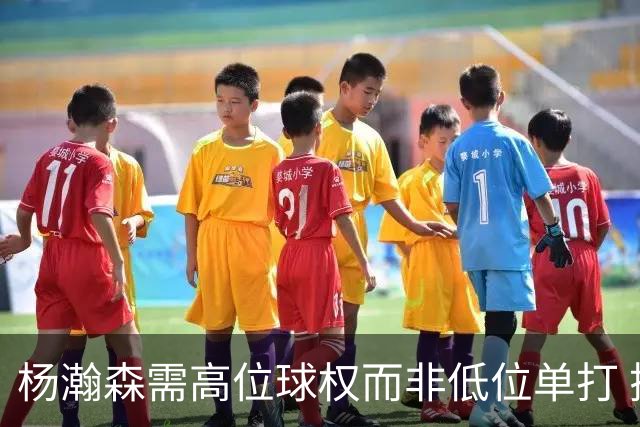 杨瀚森需高位球权而非低位单打 搭配有终结能力与空切意识的后场